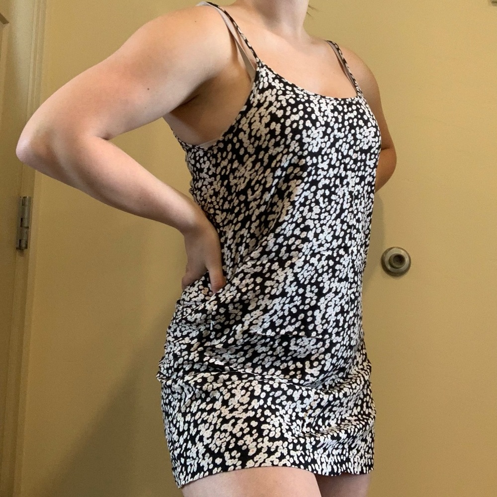Mini dress with flowers